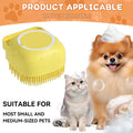 Brosse de Bain Douceur — Massage & Shampoing pour Chien et Chat